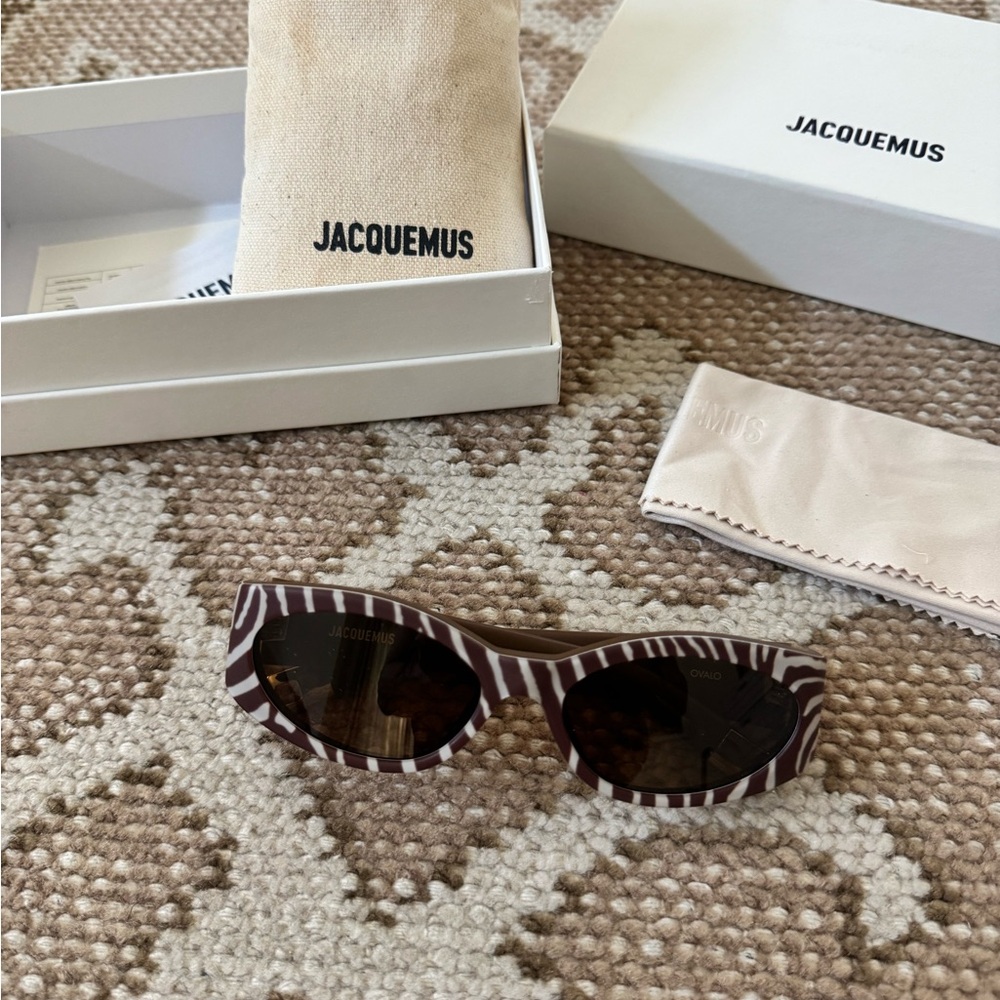 Jacquemus Zebra Pattern Sunglasses